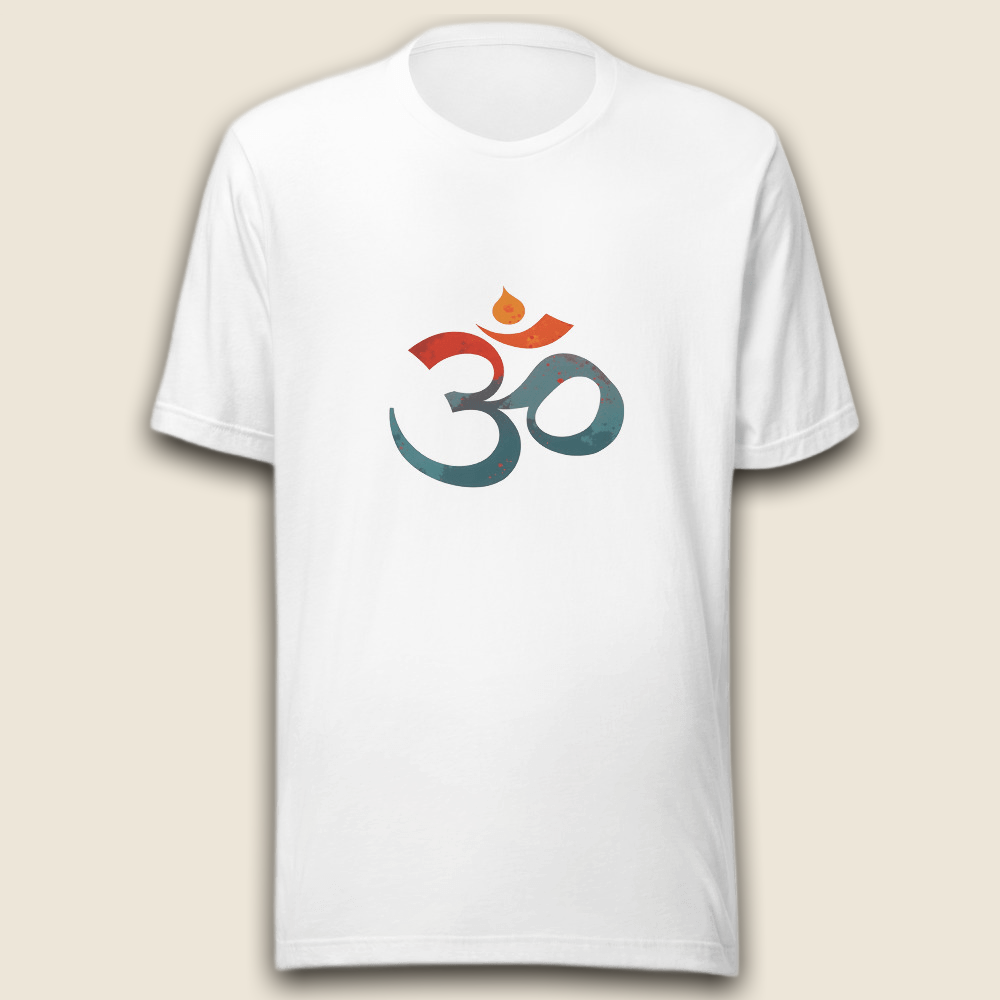 Minimalistisches Om Symbol T-Shirt für Ruhe und Balance