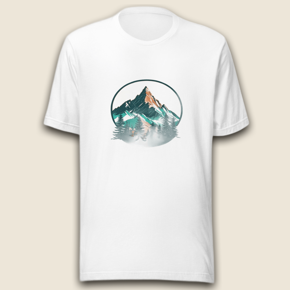 Nebelberg T-Shirt – Gipfel der Ruhe