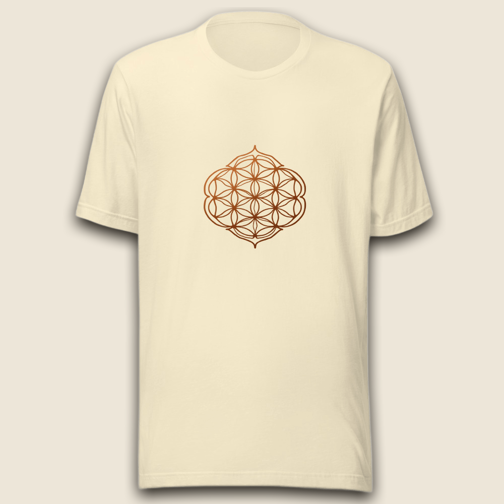 Mandala Kupfer auf Natur