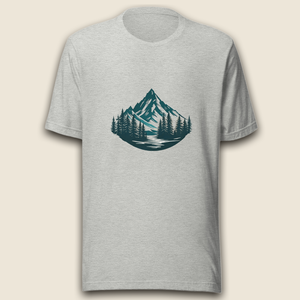 Bergsee T-Shirt – Wildnis der Stille