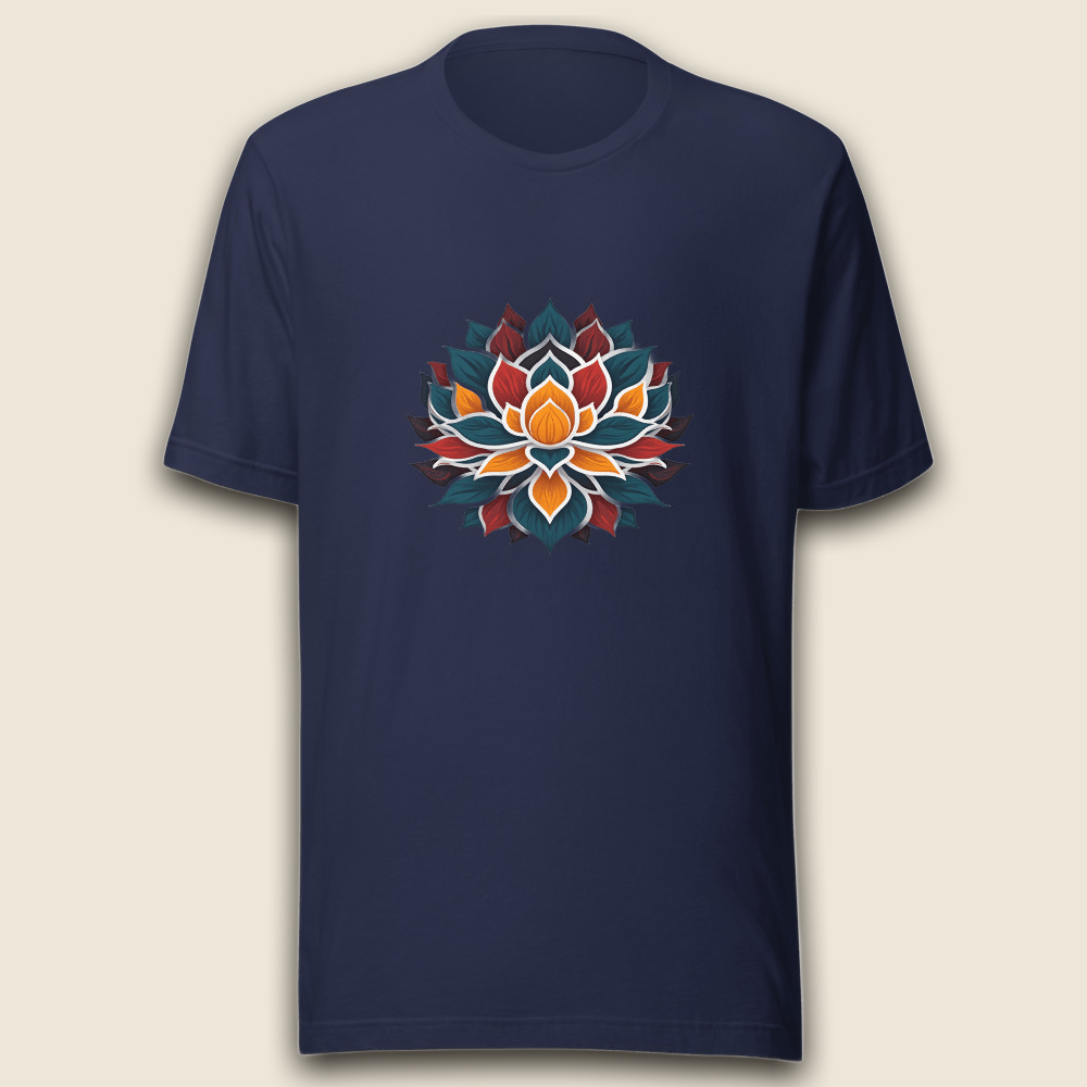 Lotus Mandala T-Shirt - Ruhe in jedem Moment