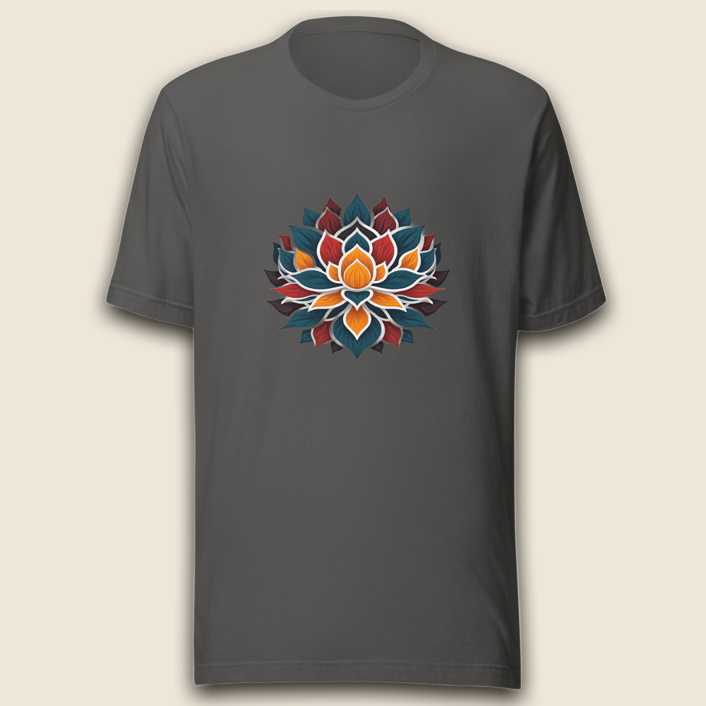 Lotus Mandala T-Shirt - Ruhe in jedem Moment