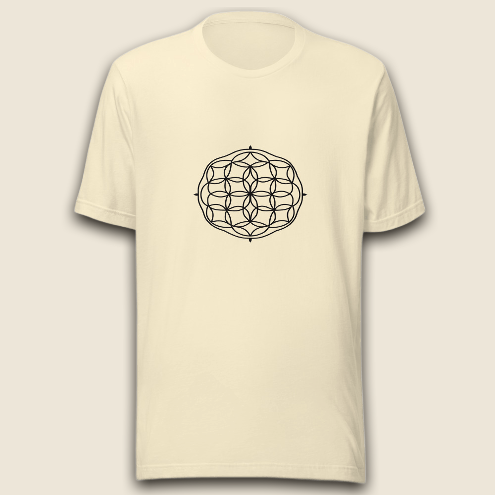 Mandala Linienkunst auf Natur