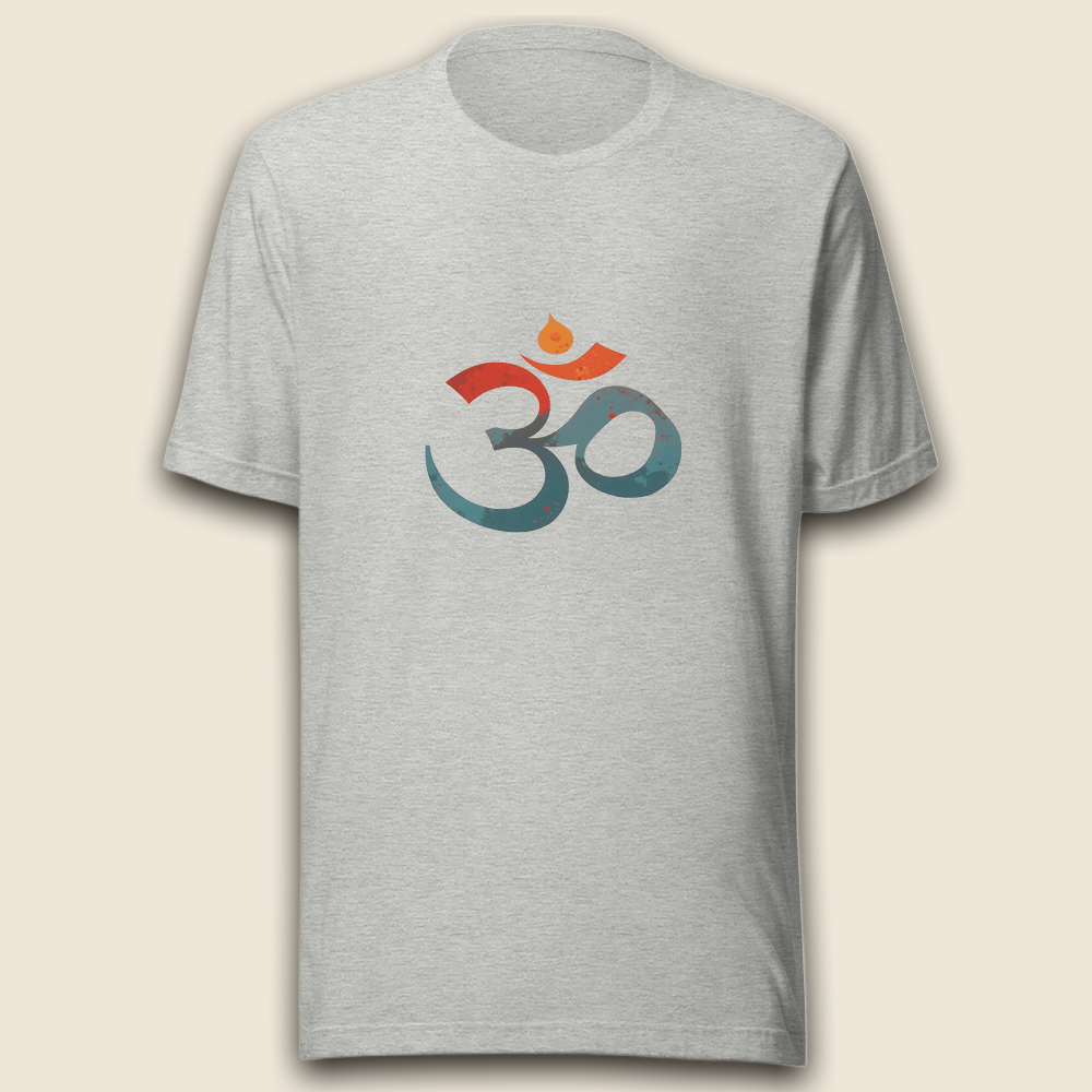 Minimalistisches Om Symbol T-Shirt für Ruhe und Balance