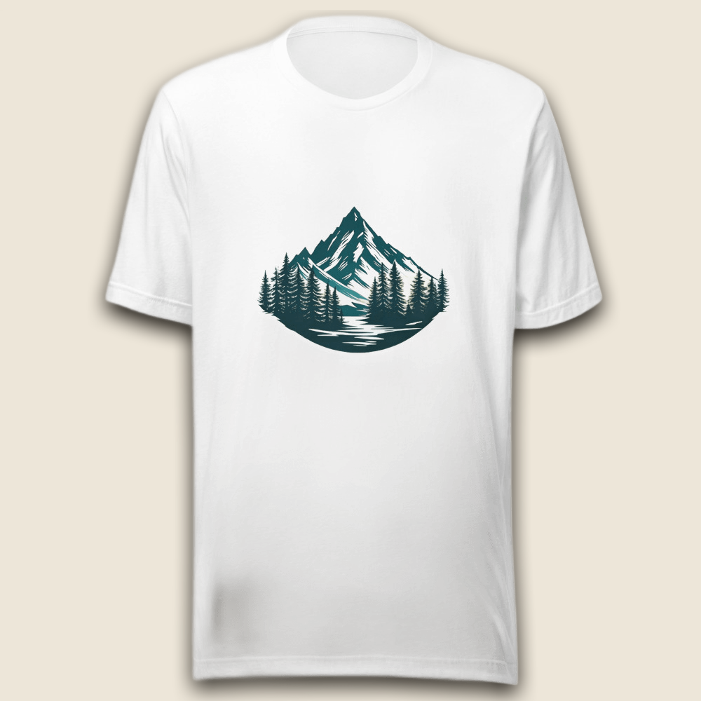 Bergsee T-Shirt – Wildnis der Stille
