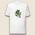 Botanik Blätterzweig T-Shirt – Natürliche Ruhe