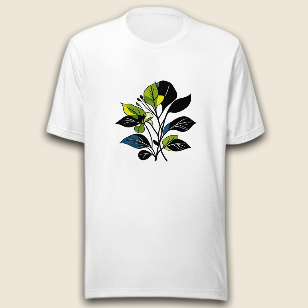 Botanischer Zweig T-Shirt – Naturverbunden