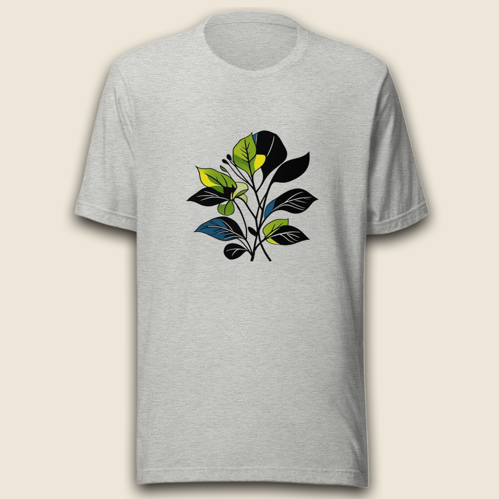 Botanischer Zweig T-Shirt – Naturverbunden